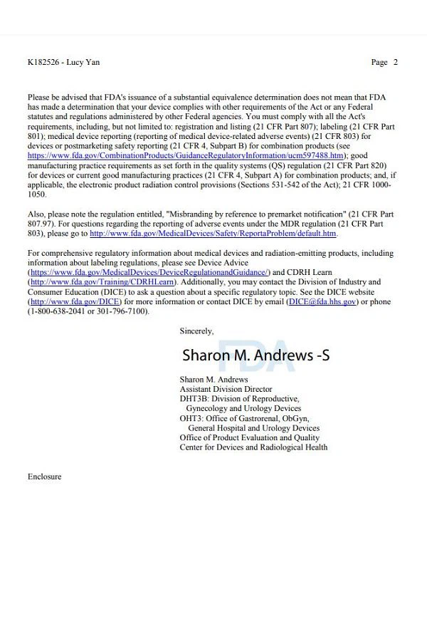 FDA Certifiate 2 FDA Certifiate 2